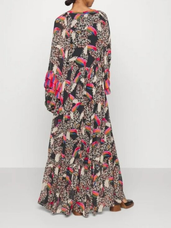 Farm Rio ‼️‼️Leopard Toucans Maxi Dress - Picture 2 of 16